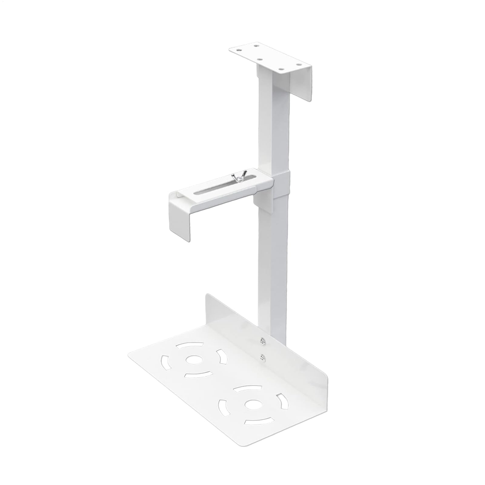 Monte Monte PC Monte en Pared - Procesador bajo Escritorio, Ordenador | Robusto | Ajustable a Altura Versátil, Ancho , Optimizador de Espacio Compacto para