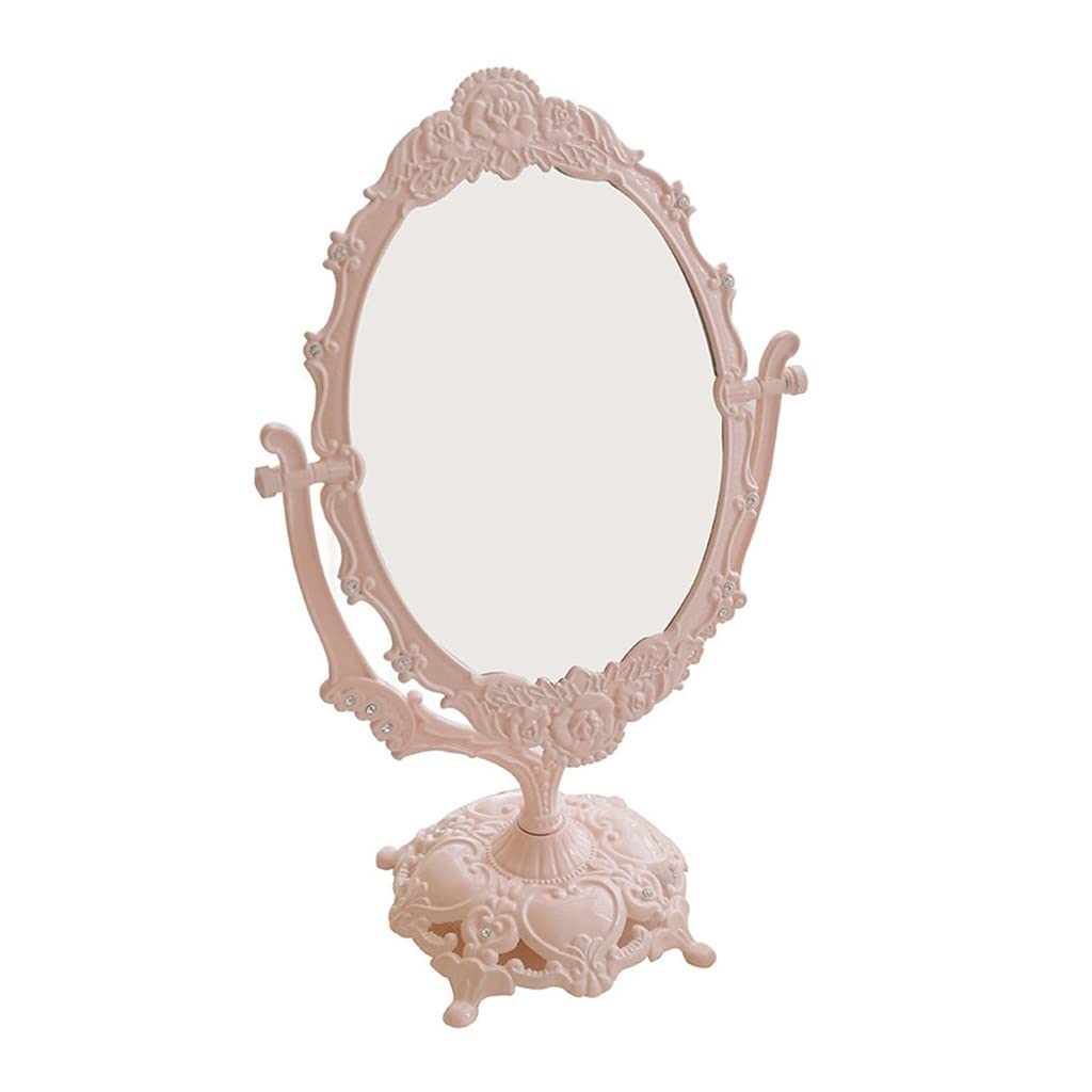 Miroir maquillage double face pour corriger les défauts d'éclairage de coiffeuse