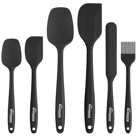 NileHome 6-Piece Silicone Spatula Set Cover