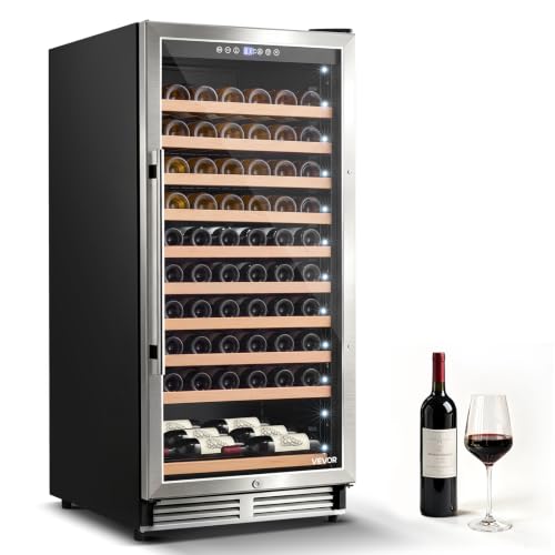 Image of VEVOR 24 inch Wine Fridge 110-Bottle Wine Cooler Refrigerator for Home Bar