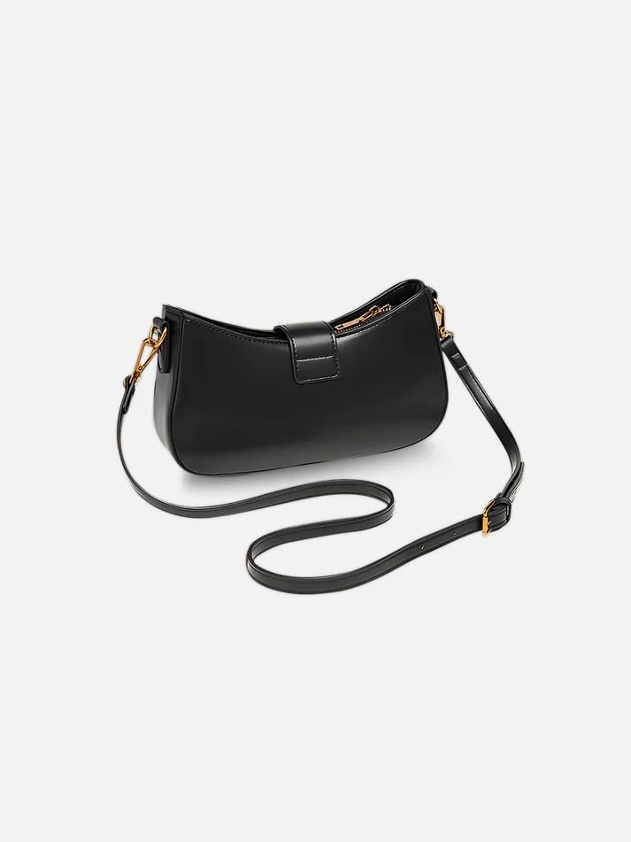 未使用　YOKE cut&layer leather SHOLDER BAG Buy Classic Shoulder Bag (Black, Gold) | Premium Faux Leather