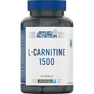 Applied Nutrition L-Carnitine 1500mg – Carnitine Supplement Premium L-Tartrate Form, High Strength, Energy Boost & Weight Management (120 Capsules – 60 Servings)
