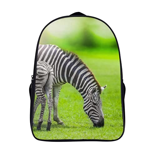 Sac à dos pour enfants soulageant le dos avec motif zèbre 3D cool pour l'école