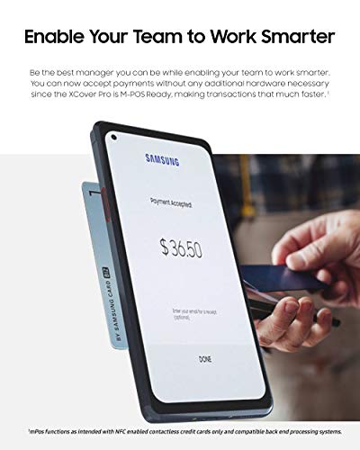 Samsung Galaxy XCover Pro | Rugged (IP68 Rated) Unlocked (Verizon and AT