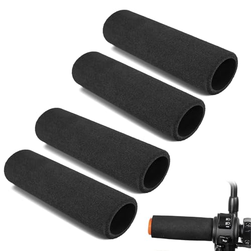 JOOTUEPO 4 PCS Motorcycle Handlebar Grips, Motorbike Over Grip For Comfort, Anti Vibration Anti-Slip, Universal Scooter, Motorcycle & Bike OVER Grips for Handlebars