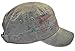 Fashion Floral Adjustable Cadet Cap Military Army Twill Hat, Olive