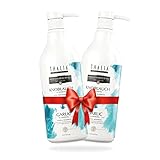 Thalia Knoblauch & Ginseng Shampoo, Anti-Haarausfall Shampoo, gegen Haarausfall, geruchsneutral, für Männer & Frauen, ohne Silikon, VEGAN, beruhigend, Naturprodukt, 100% natürlich (2000 ml)