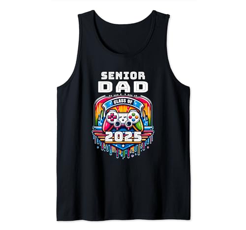 Mens Proud Senior Dad Shirt Class of 2025 Decorations 2025 Tank Top