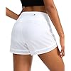 Women’s Running Shorts High Waisted Quick-Dry 3 Inch Gym Workout Athletic Shorts for Women with Zipper Pocket