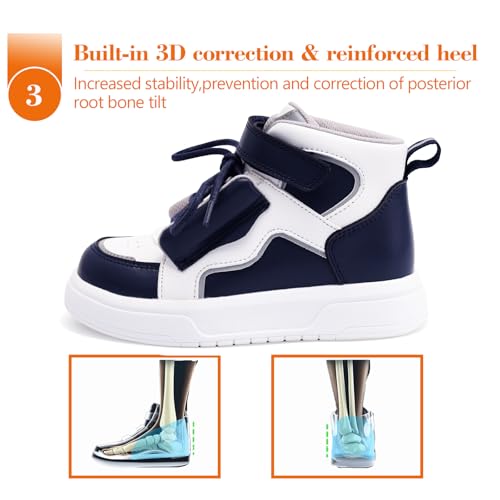 Toddlers Orthopedic Shoes with Ankle and Arch Support,Thick Sole Sneakers3