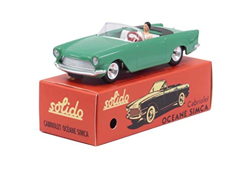 Solido 421436680 Simca Oceane Convertible 1959 Series 100 Model Car 1:43 Scale Green