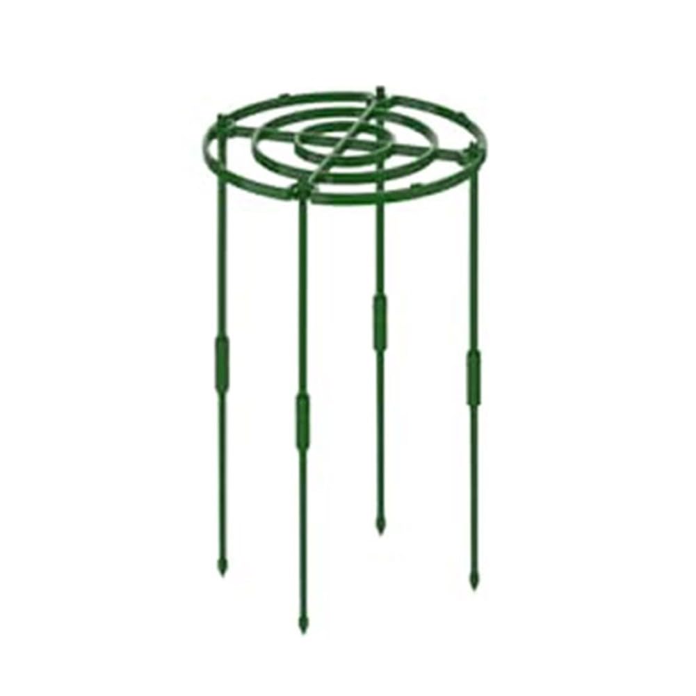 Lot de 4 anneaux de support pivoines en fer réglables jusqu'à 63 cm