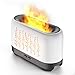 Umidificatore ad Ultrasuoni da 200 ml con Effetto Fiamma TYKEVO Diffusore di Aromi per Oli Essenziali e Aromaterapia con Luce LED Calda e Telecomando, Grande Capacità di Umidificazione