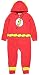 DC Justice League The Flash Children's One Piece Sleeper Pajamas Union Suit (Small)