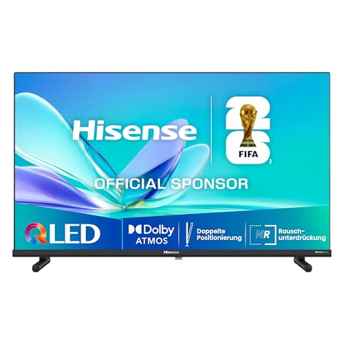 Hisense 40A5Q Fehrnseher, 40 Zoll, 2K QLED, Smart TV, Game Mode, AI Sports Mode, Dolby Atmos, Dolby MS12, DTS X, HDR10, HLG, Full HD, High Contrast, Rauschunterdrückung [2025]