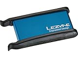 Lezyne Reparaturset Lever Kit - Aluminium Box - Lieferumfang: 1 Reifenheber, 6 Schlauchflicken, 1 Anrauher, 1 Reifenflicken - Farben: hellgrau, blau-glänzend, rot-glänzend, gold-glänzend, schwarz