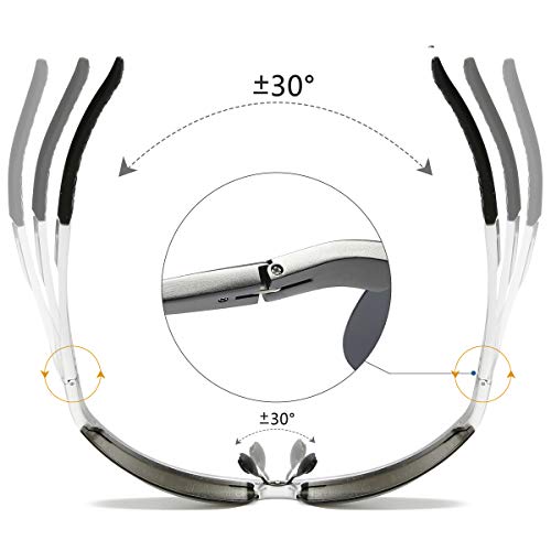 Image of Mens Sports Polarized Sunglasses Driving Metal Frame UV Protection Sunglasses For Men 8177