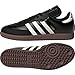 adidas Men's Samba Classic Soccer Shoe,Black/Running White,8 M US