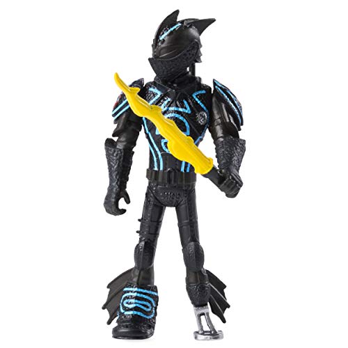 Image of DreamWorks Dragons, Lightfury and Hiccup, Dragon with Armored Viking Figure, for Kids Aged 4 and Up