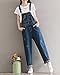 DianShaoA Mujer Peto Vaqueros Largo Casual Suelto Bolsillos Tiras Fiesta Pantalones De...