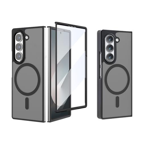 Coque Samsung Z Fold 6 fine transparente anti-rayures avec vitre intégrée