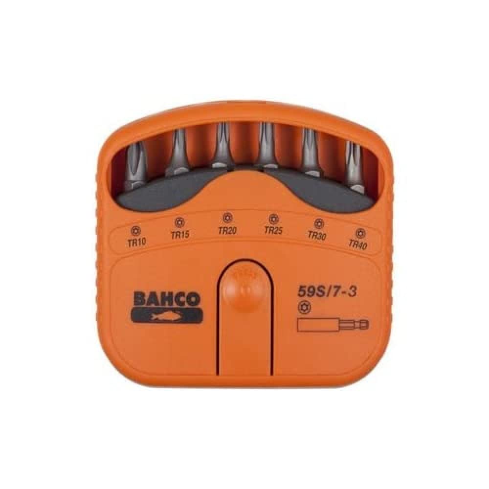 Embouts Bahco 59S/7-3 haute resistance avec porte-embout pour visseuse