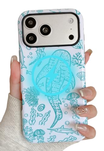 Coque iPhone 17 Pro Magsafe bleue pour vos vacances d'été