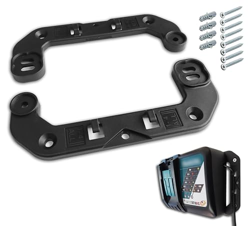 SLE Profi Ladegerät Halter kompatibel für Makita DC18RC Wandhalter Akku Wandhalterung Wand Halter Halterung