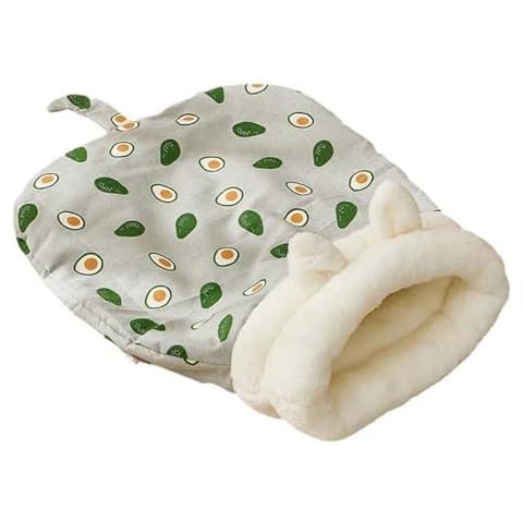 Cat Sleeping Bag Cozy Cat Winter Sleeping Nest, Soft Plush Cat Sack Self Warming Cat Bed Cave Indoor Pet Tunnel Sleeping Bag Mat for Little Cat Dog (21.65x17.7in) Cover