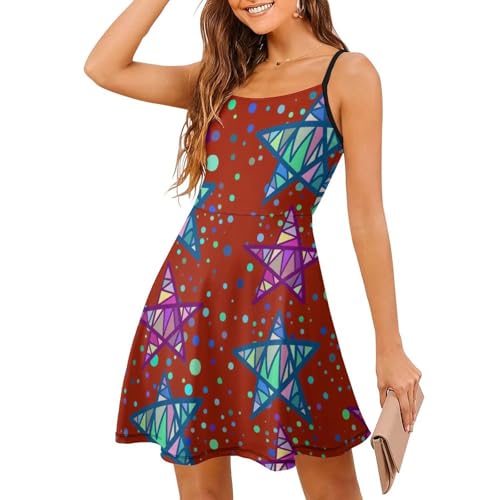 Robe d'été légère contre la chaleur jupe courte de plage fluide