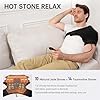 UTK Far Infrared Shoulder Heating Pads, Larger Size Shoulder Straps with Natural Jade, Shoulder Wrap Gifts for Men