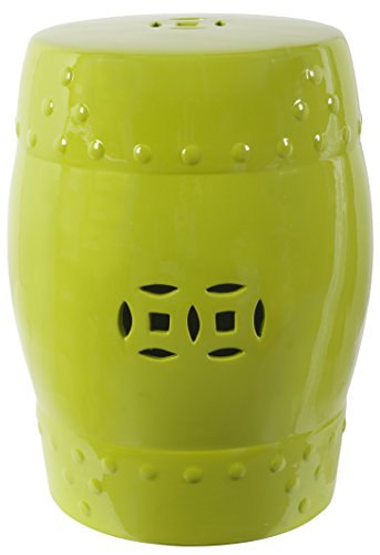 A&B Home Zella Garden Stool, Lime, Green