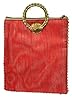EliteKoopers Sac à main/pochette/sac fourre-tout pour femme avec broderie en fil indien pour cadeaux de mariage Haldi Mehendi, cadeau de Noël, Rouge, 12 X 8.5 inches #2