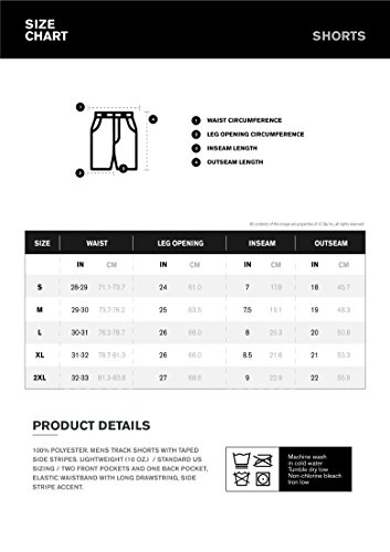 Ma Croix Essentials – Short masculino listrado premium com cordão forrado para treino de verão, 1mxa