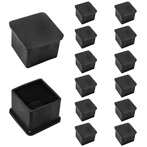 Cjueiom 20pcs 20mm / 13/16" Chair Leg Floor Protectors Square Table Legs Covers - Image 2