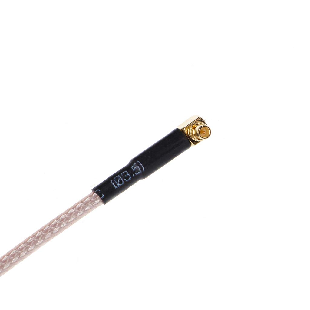 Zerone RG316 Koaxialkabel – SMA Weiblich Auf MMCX Männlich, Rechtwinklig, 25 Cm, Für Pigtail & RF-Übertragung