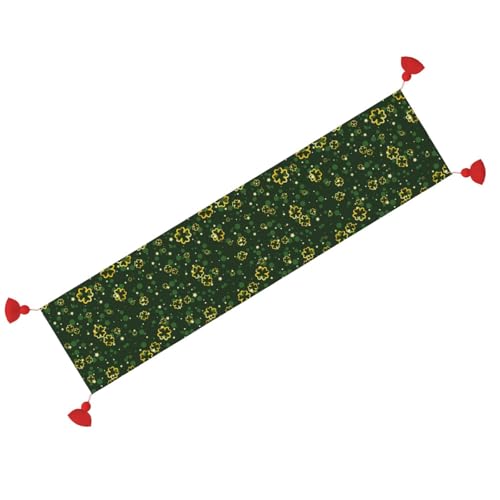 Chemin de table antidérapant pour décoration de repas de Noël