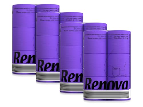 Toilettenpapier - Black Label lila - 24 Rollen (4 Packs á 6 Rollen)