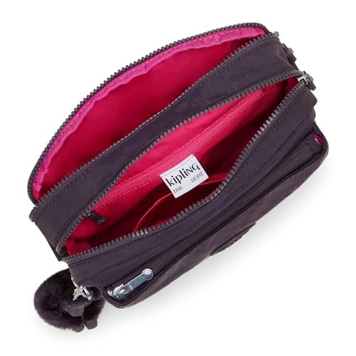 Image of Kipling Women's Abanu Medium Crossbody Bag, Lightweight, Adjustable Nylon Waist Pack with Multi-Compartment Zip Pockets