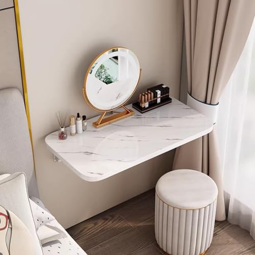 Table murale pliante blanche pour résoudre le manque d'espace - 5
