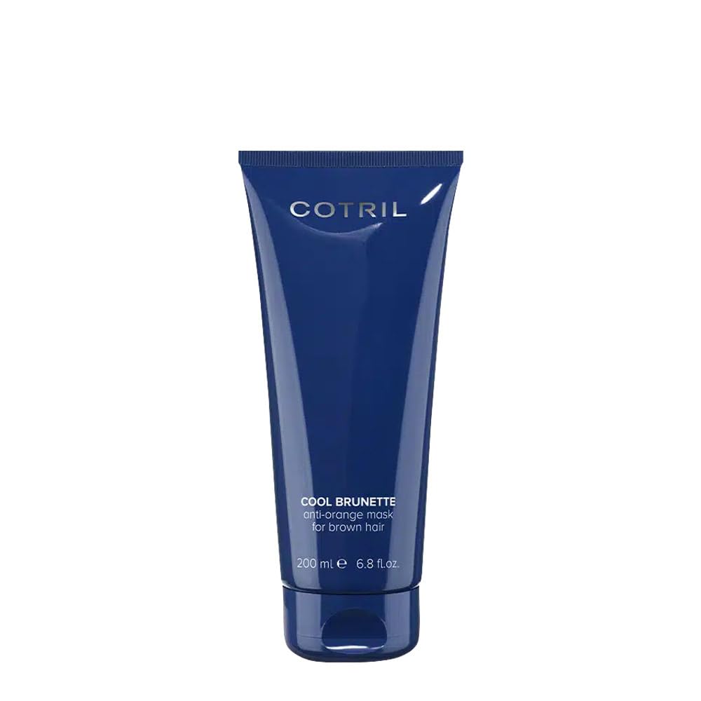 Cotril Cool Brunette Intense Anti-Orange Mask 200ml - maschera anti arancio capelli castani, blue, 300 ml (Pack of 1)