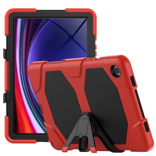 Coque Galaxy Tab A11 Plus SM-X230 silicone rouge pour le divertissement de toute la famille