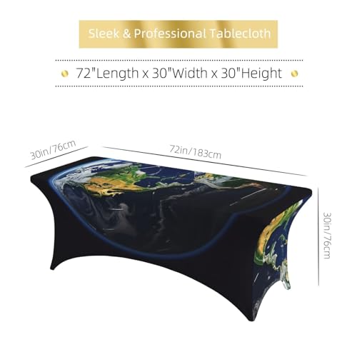 Housse de table extensible élasthanne lavable et infroissable 1,8m