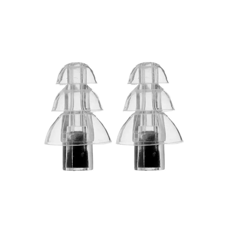 10 pares de tapones de silicona para audífonos, filtro de músico, reducción de ruido, protección auditiva, reutilizable, cuidado del sueño (negro)