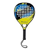NC Meetco Pop Beach Tennis Racket Paddles 18' x 10.2' Carbon Fiber Power Lite 360g Black with Grip...