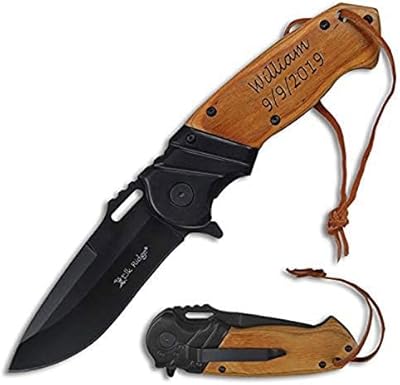 GIFTS INFINITY Free Engraving - Quality Pocket Knife (ER-A003LBB)