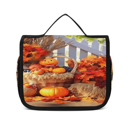 Trousse de toilette suspendre football, organisateur voyage polyester pour homme et femme 22x18cm