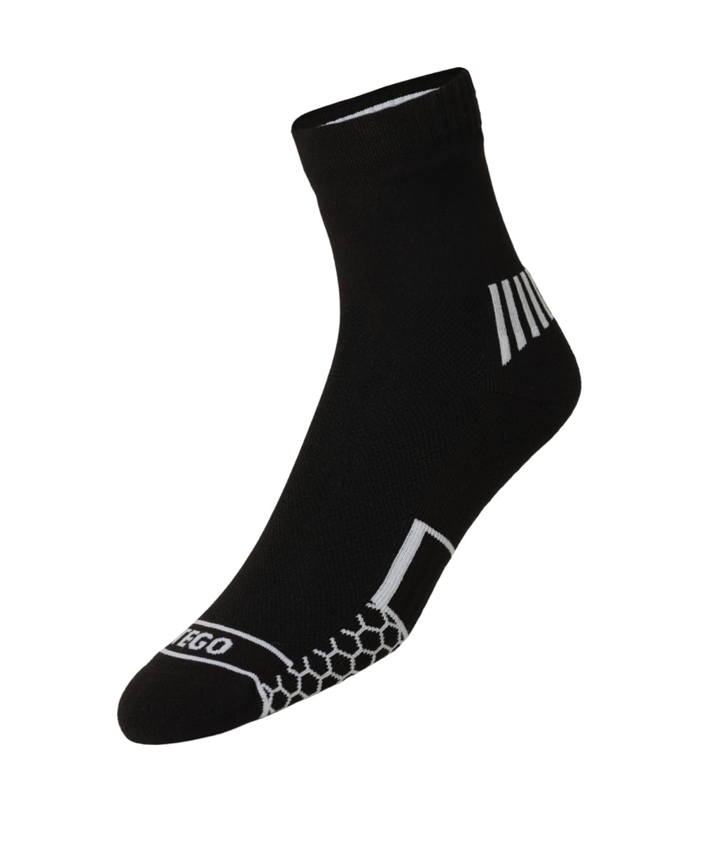 TEGO - Socks - Quarter - Ultralight Nylon -Sports, fitness, Running, Exercise, Thick Good Grip, for men, women-picture-23