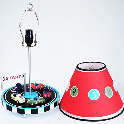 Lampe de table de course rotative idée cadeau originale chambre enfant