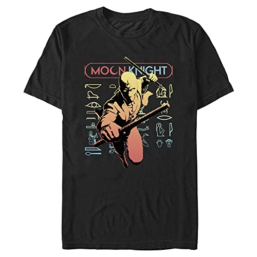 T-shirt Moon Knight MR Brite noir en taille 3XL pour homme grand